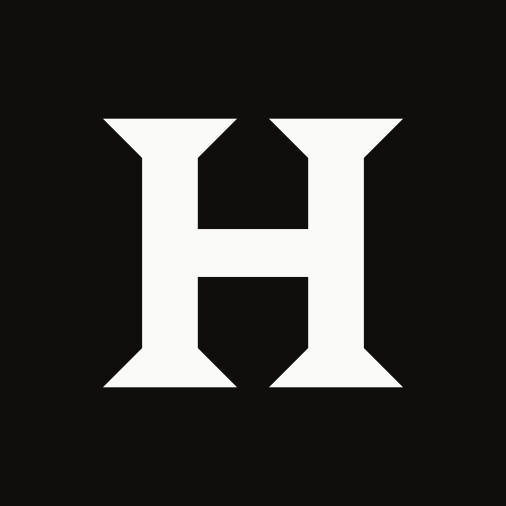 Harvey company logomark - a chamfered H
