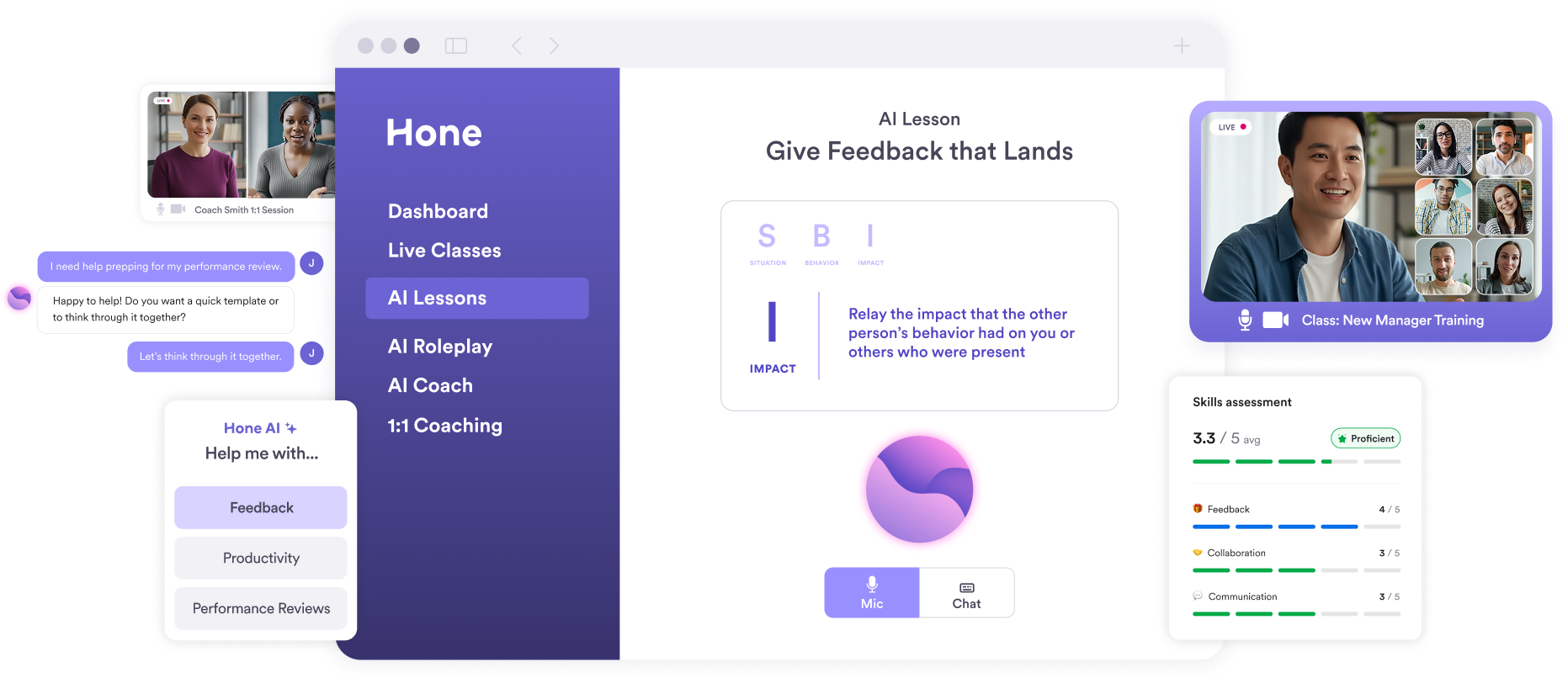 Hone live learning platform