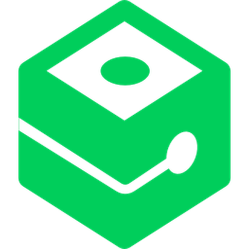 HyperTrack logo - a green hexagonal box