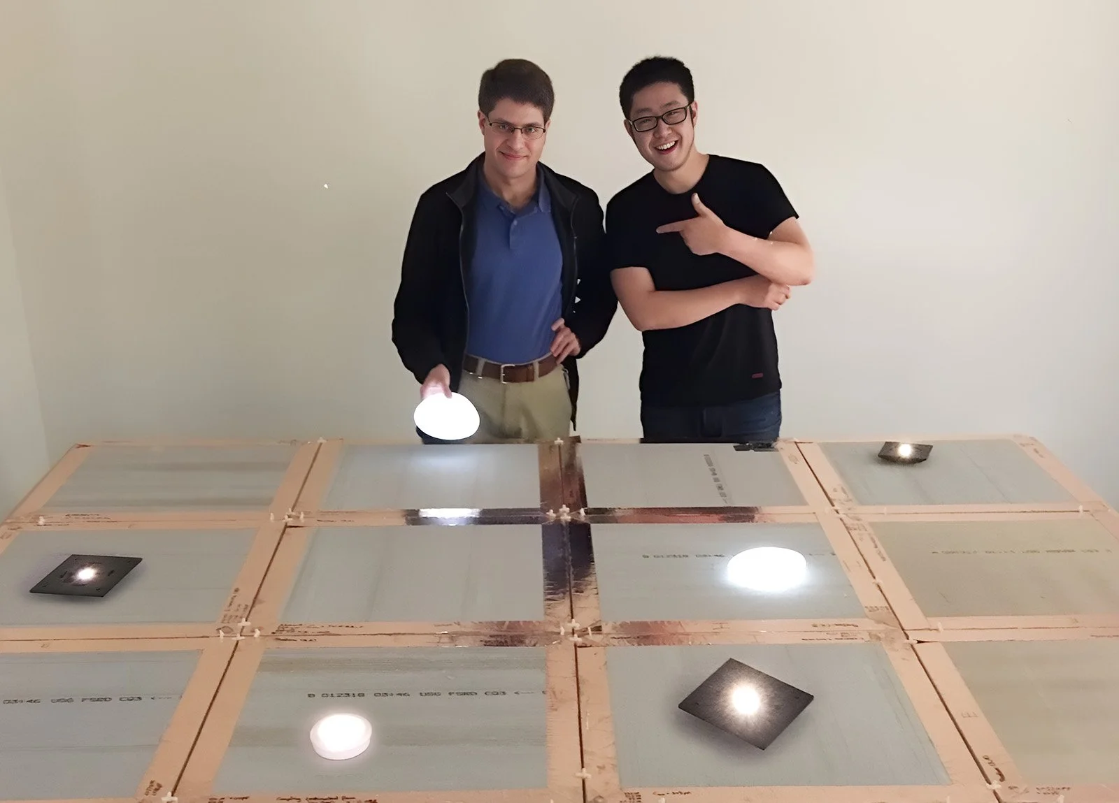 Jeff Yen, co-founder and CEO of Etherdyne Technologies, with co-founder Robert Moffatt