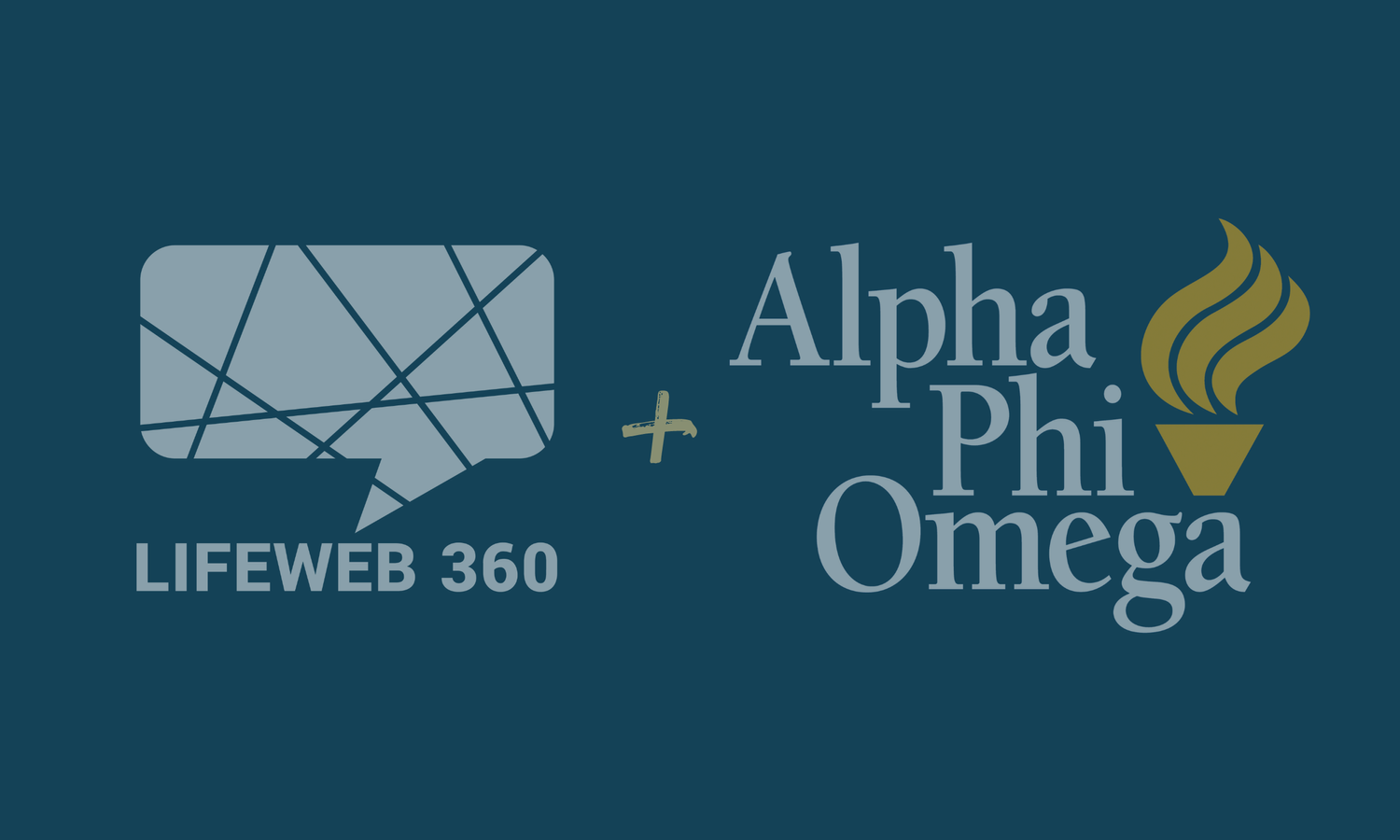 LifeWeb 360 Alpha Phi Omega case study graphic