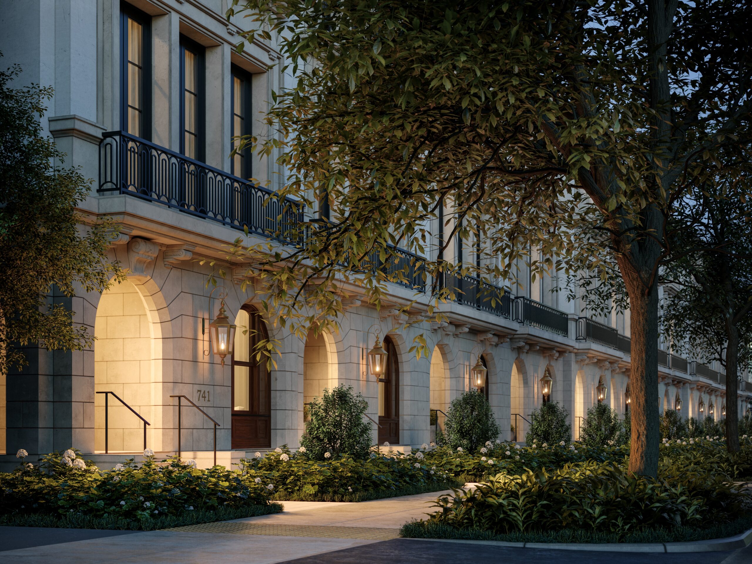 The George, 13 luxury townhomes by MG Developer on Valencia Avenue
