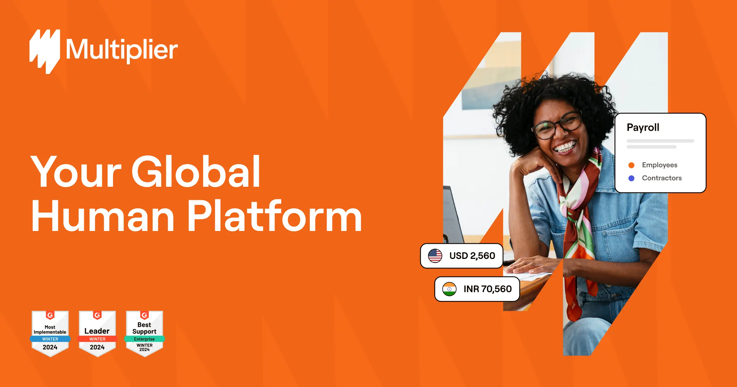 Multiplier - global employment platform brand imagery