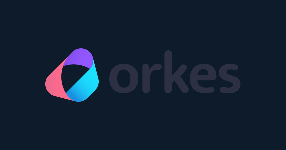 Orkes company logo on navy background