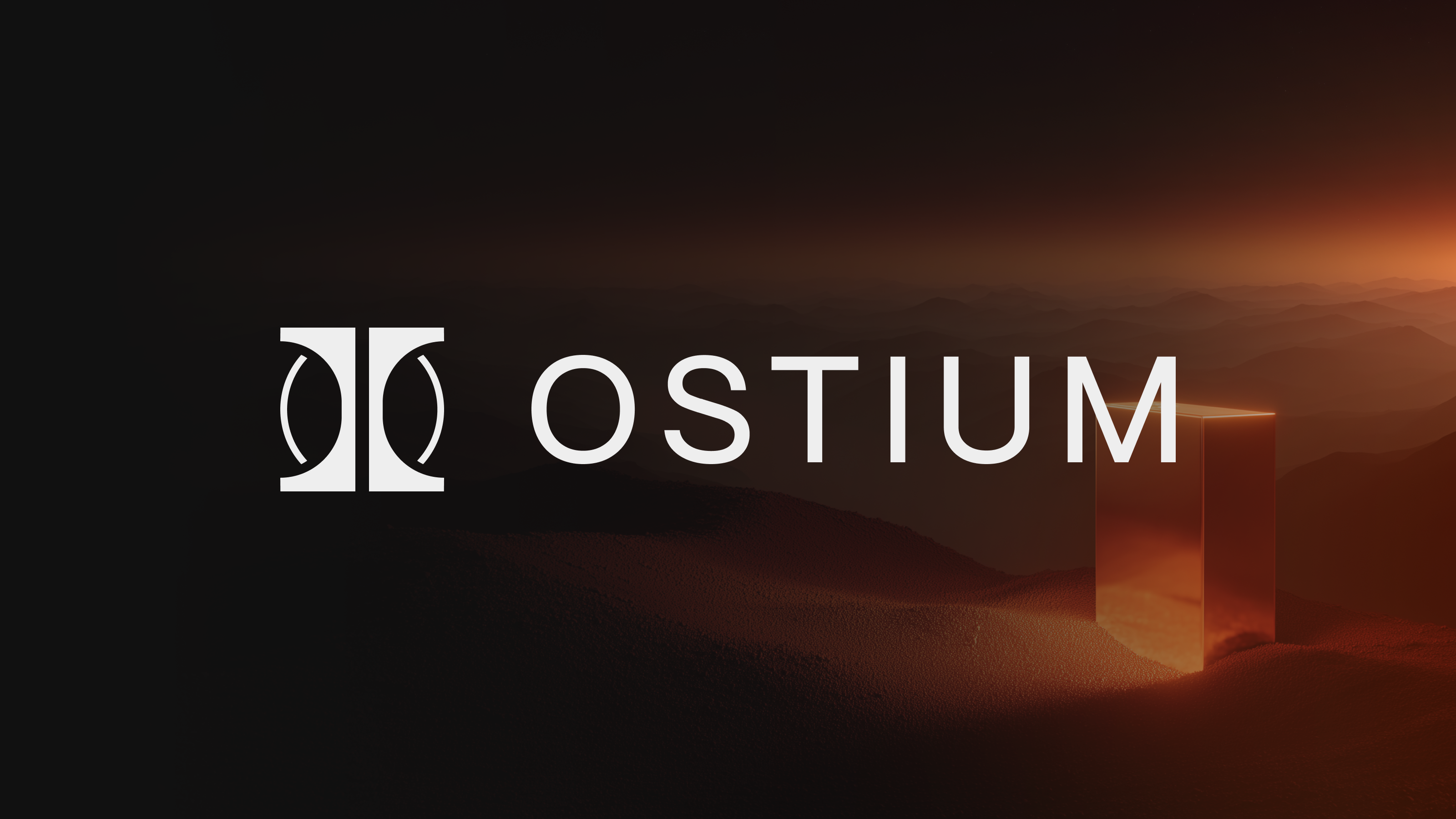 Ostium brand image - global markets onchain