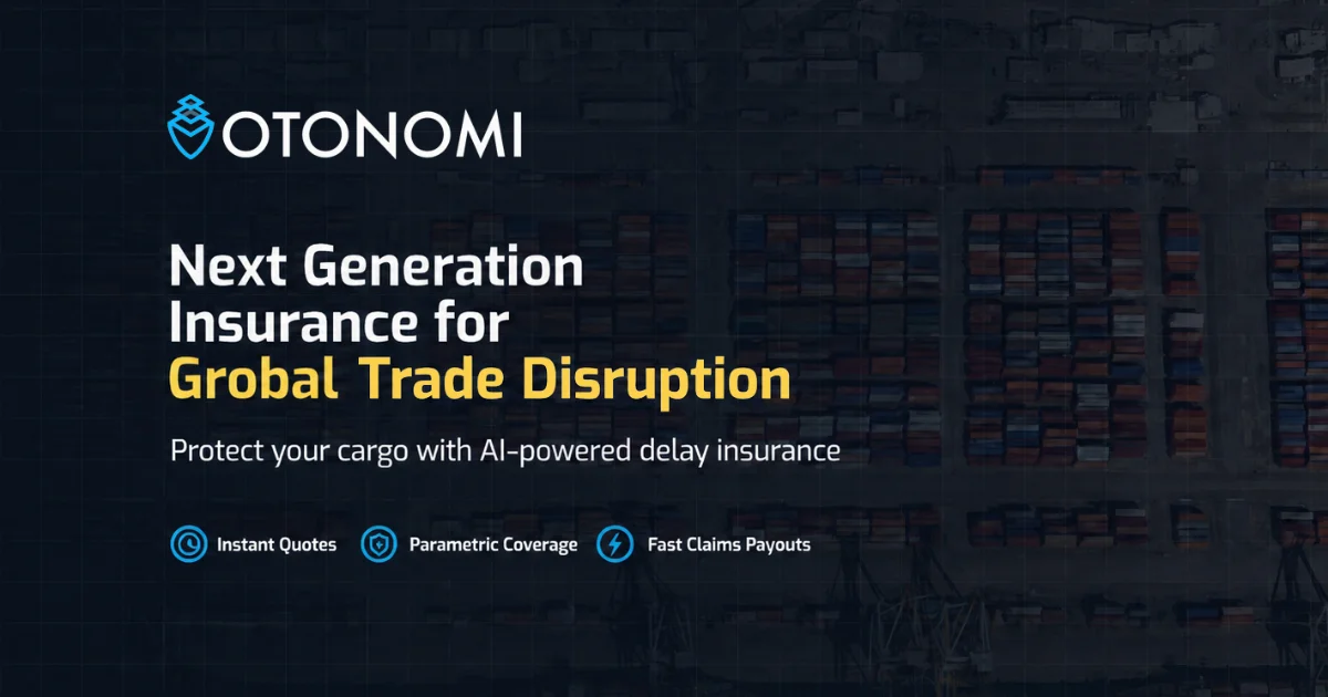 Otonomi - AI-powered parametric cargo delay insurance