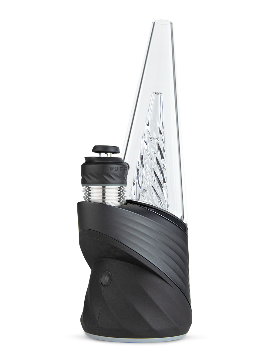 Puffco Peak Pro smart dab rig, three-quarter view