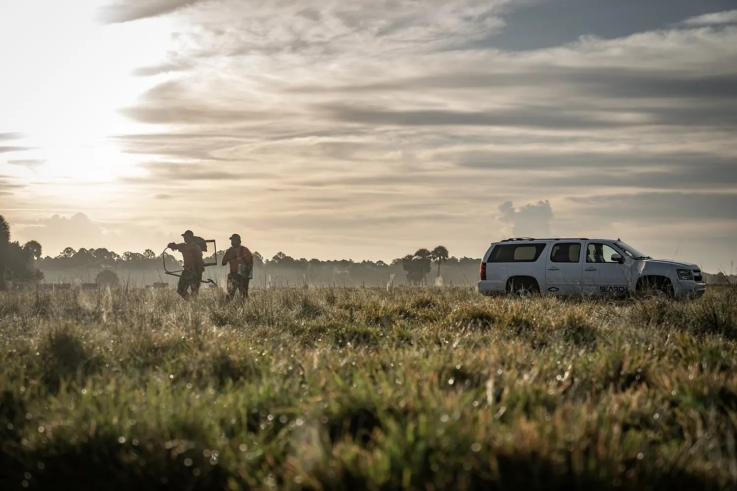 SEARCH archaeologists at work on a field project