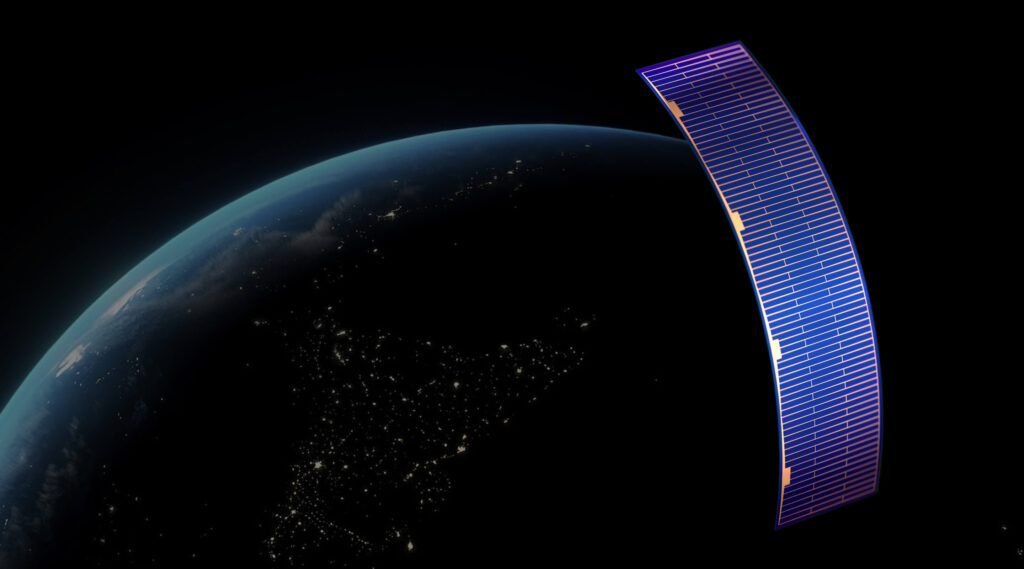 Solestial flexible silicon solar power module