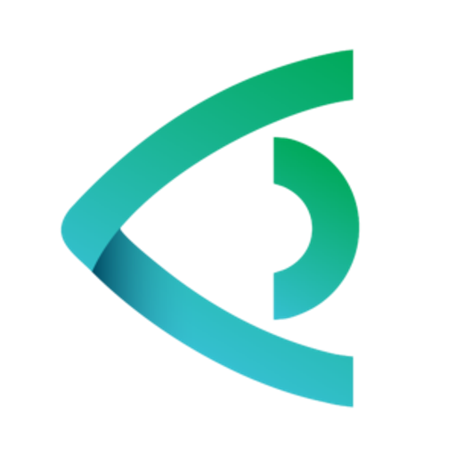 TechSee logo - a stylized eye mark in teal and green