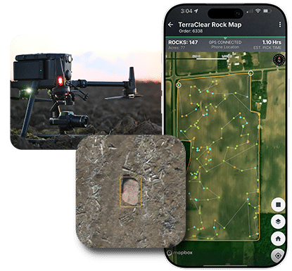 TerraClear AI rock-picking system