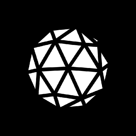 Velt logo - a geodesic sphere mark
