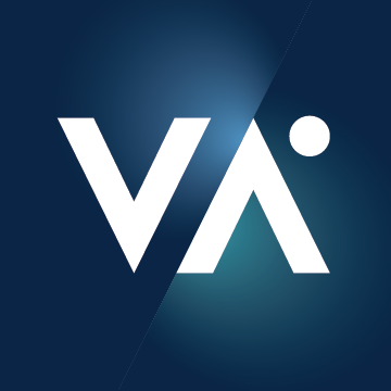 Verse logo - the VΛ mark on a navy gradient