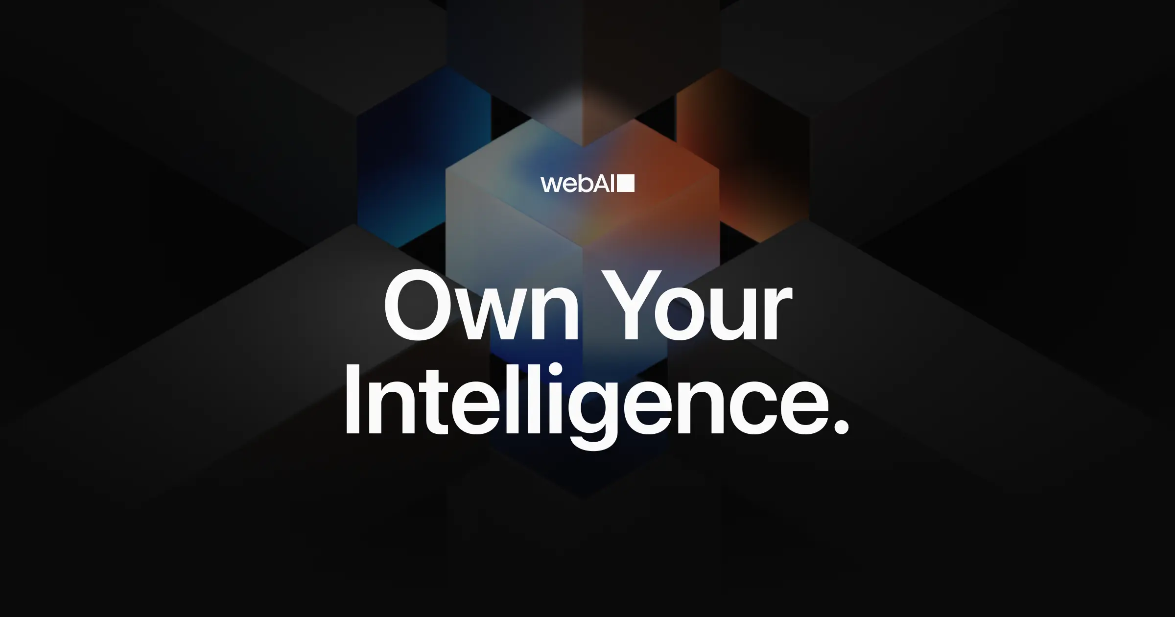 webAI - Own Your Intelligence brand mark