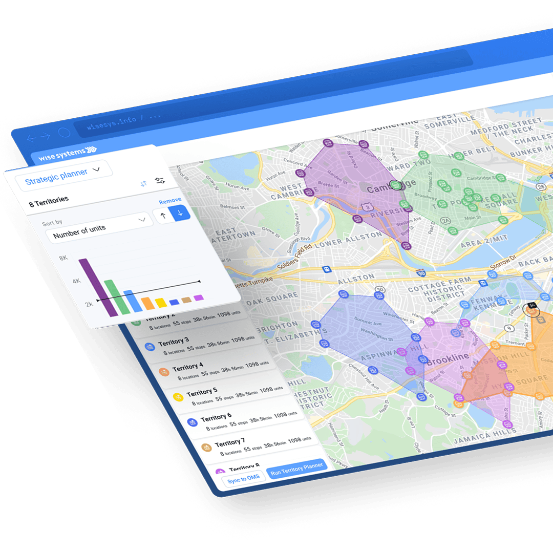 Wise Systems Strategic Planner route optimization software interface