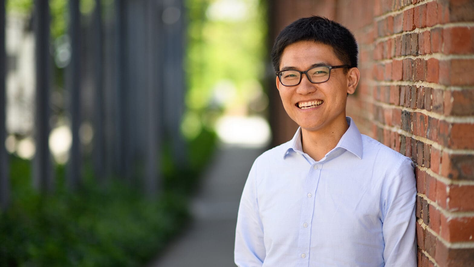 Portrait of Yi Wang, co-founder and CEO of Liulishuo