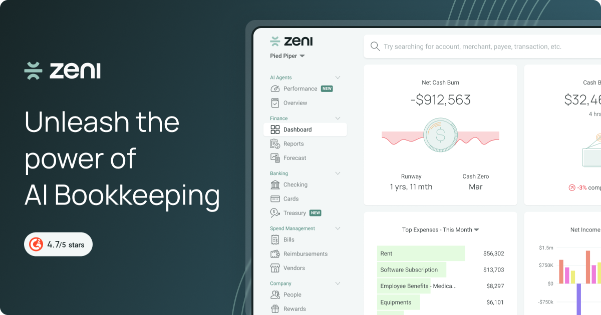 Zeni logo and product mark