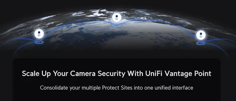 Vantage Point interface by UniFi Protect