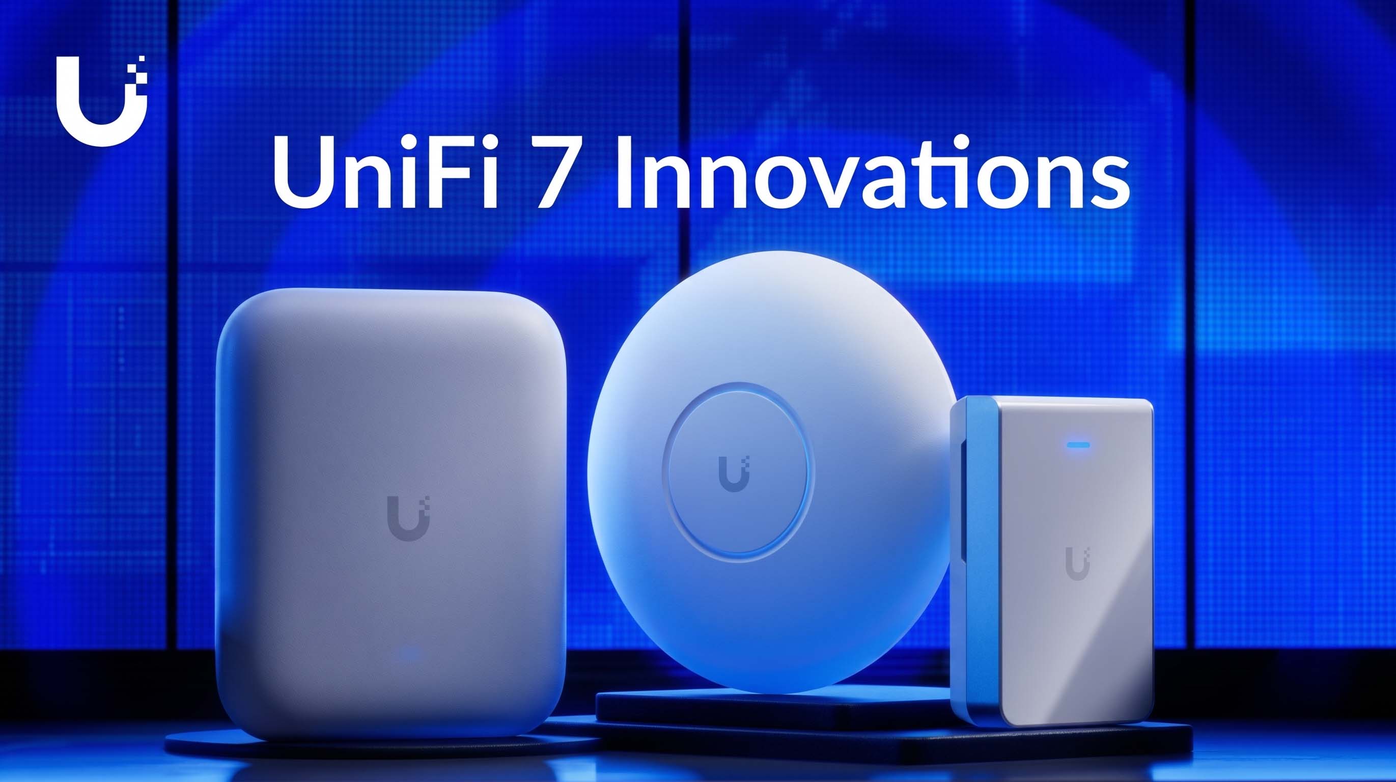 Illustration of Wi-Fi solutions for homes and businesses with Ubiquiti UniFi gear