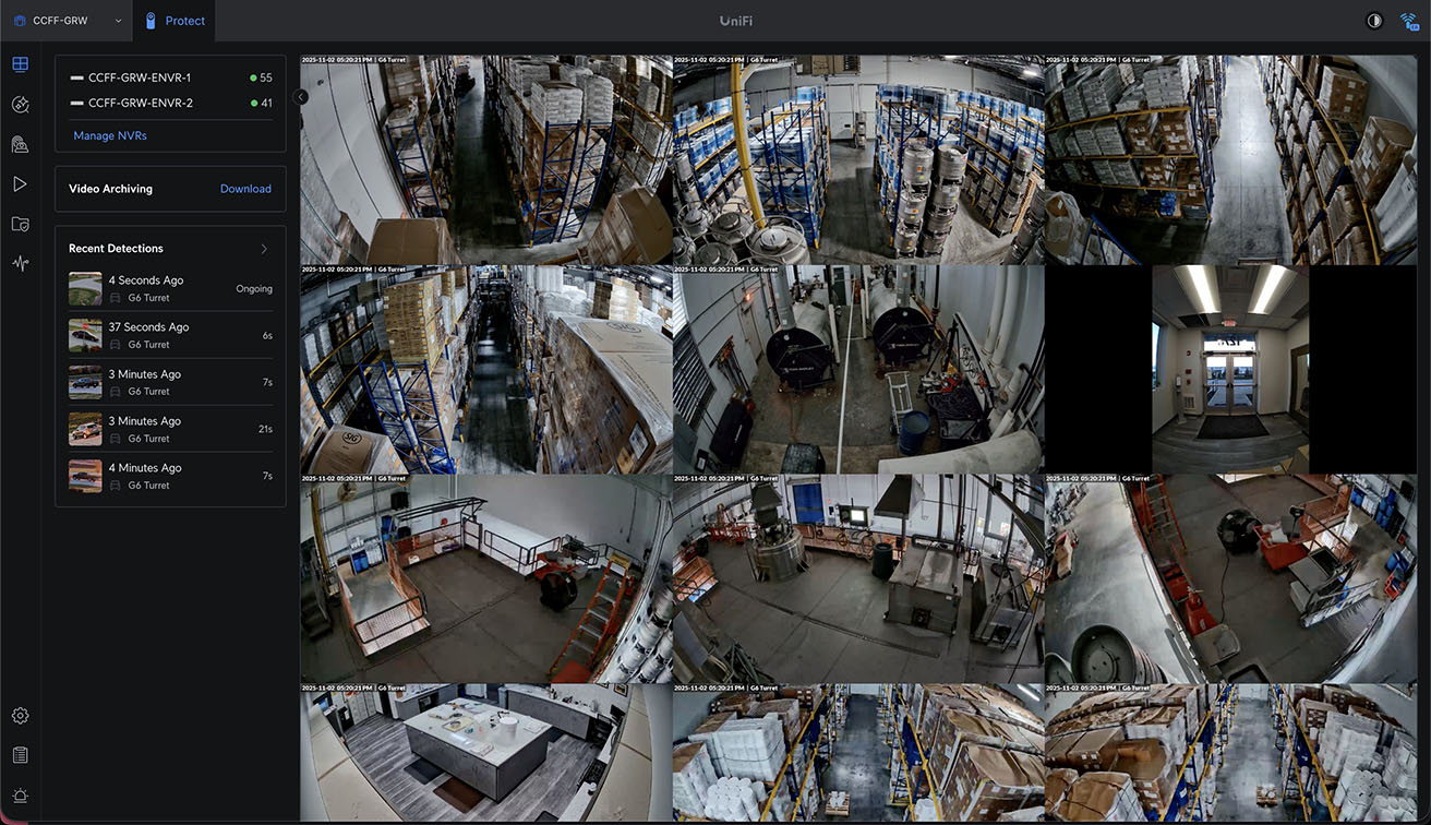 Ubiquiti Vantage Point. 90 Cameras