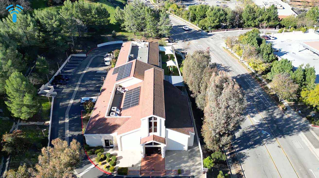 church top view