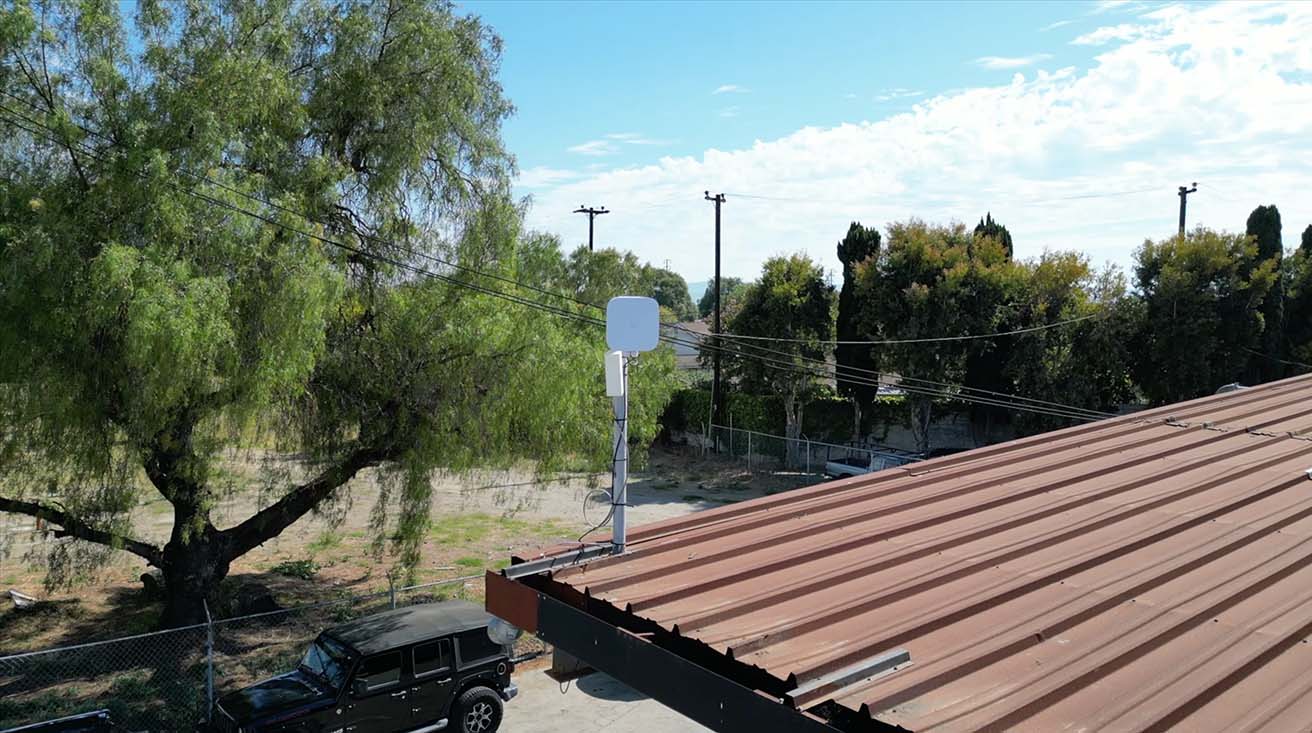 UniFi wireless bridging truck yard