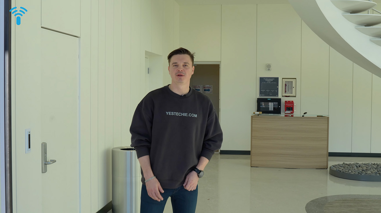 YesTechie co-founder introducing a video guide about UniFi Access fail-secure smart locks installation