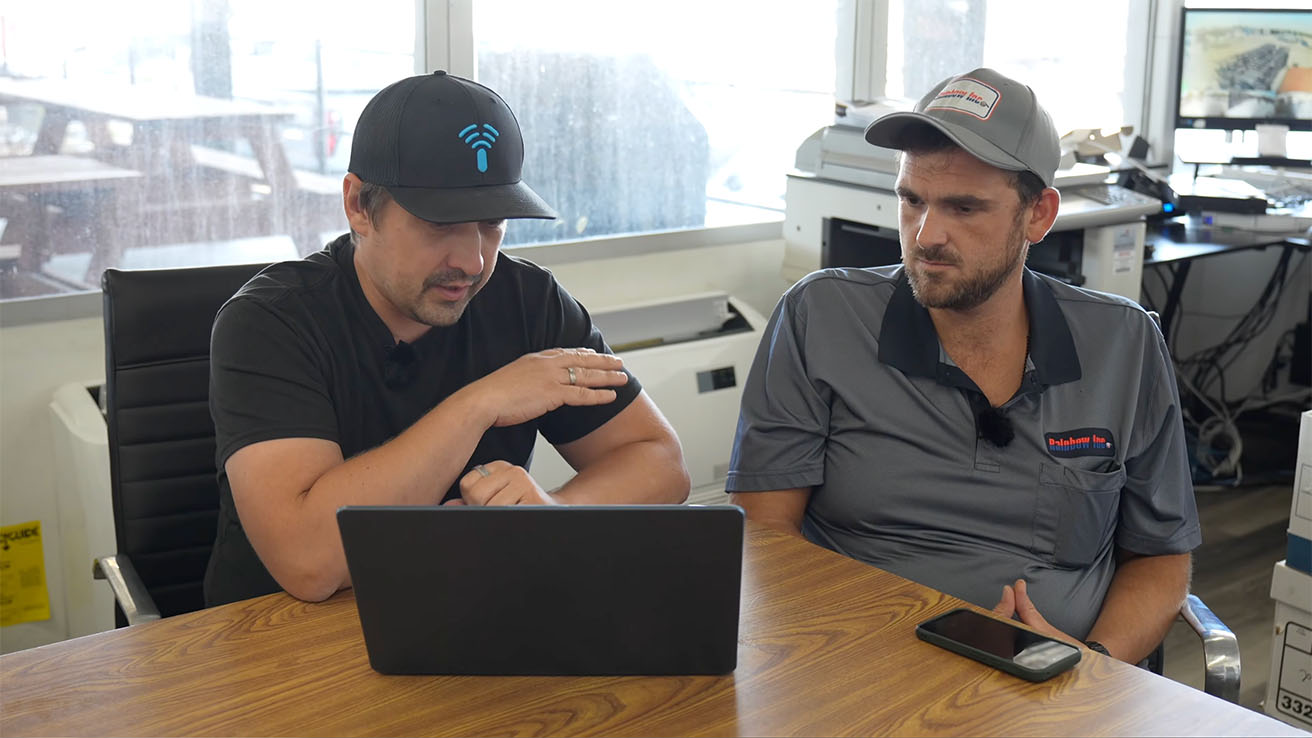 First-look demonstration of the custom AI truck yard management dashboard