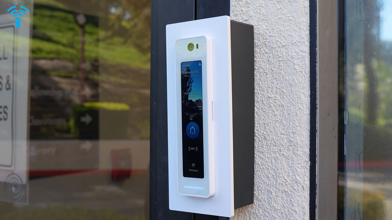 main entrance unifi g3 pro reader