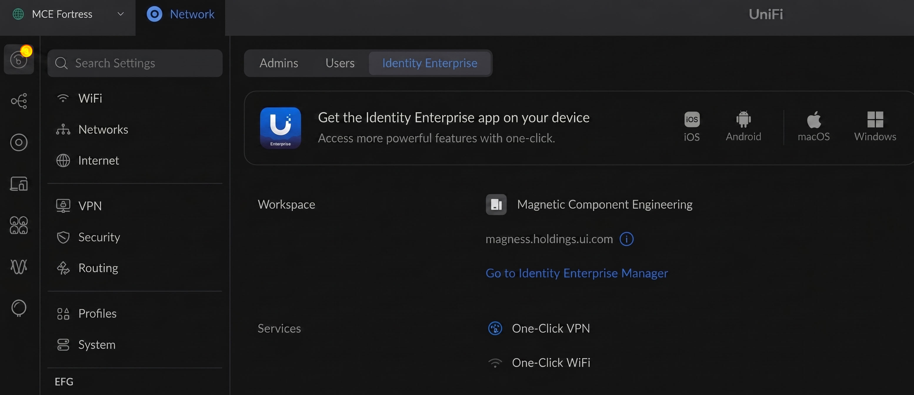 Ubiquiti Identity VPN server with Microsoft Entra ID integration