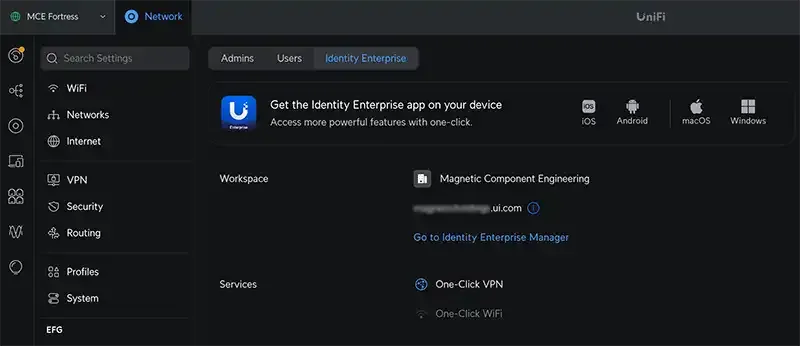 Ubiquiti Identity VPN server with Microsoft Entra ID integration