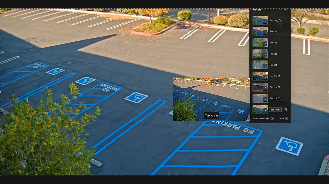 Testing alarm configuration