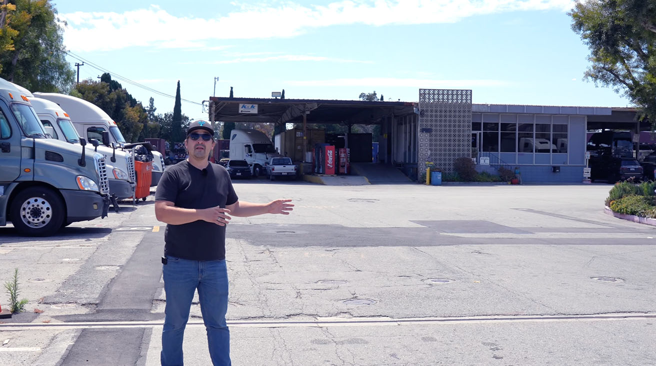 Commercial logistics facility overview