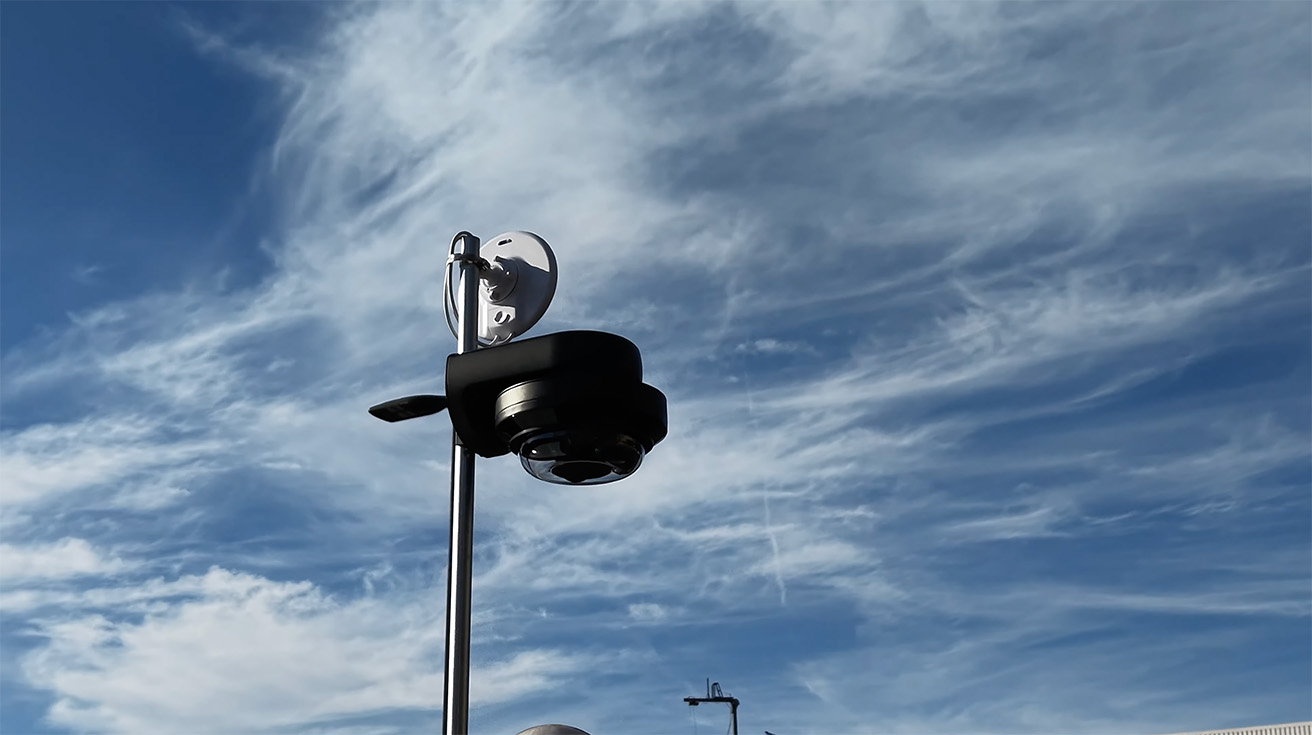 UniFi AI Multi Sensor 4 Camera Parking Lot Deployment