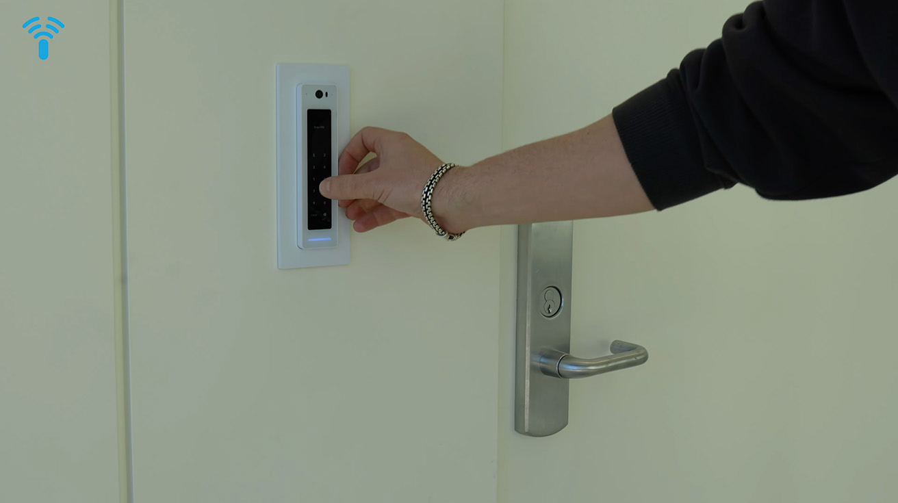 UniFi Access reader PIN code entry