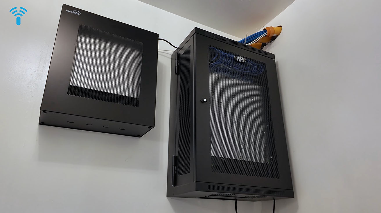 USW Pro Max switch providing PoE to cameras
