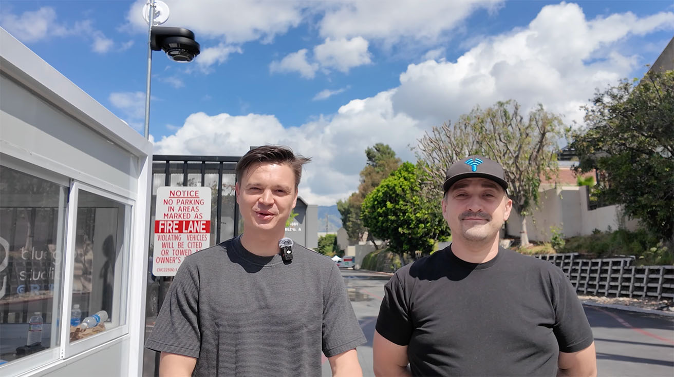 YesTechie AI Multi Sensor Parking Lot Deployment
