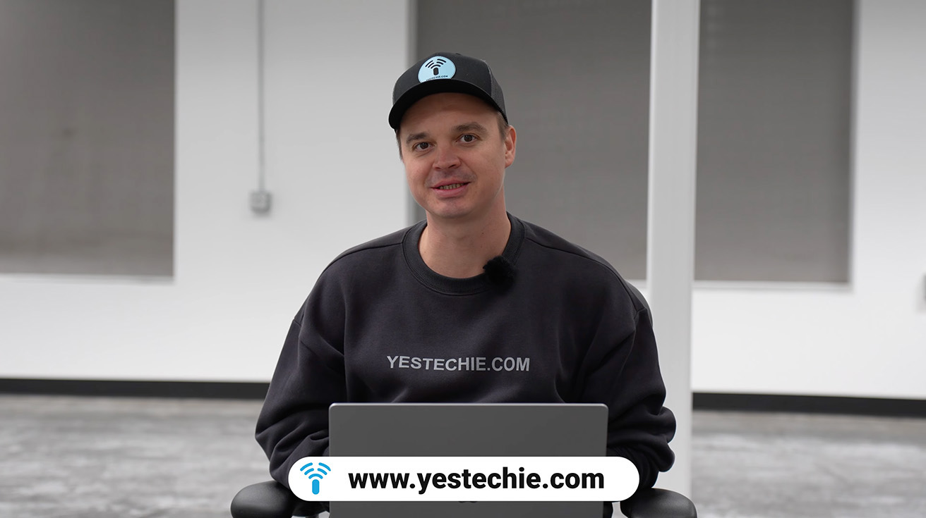 official YesTechie smart warehouse security integration website