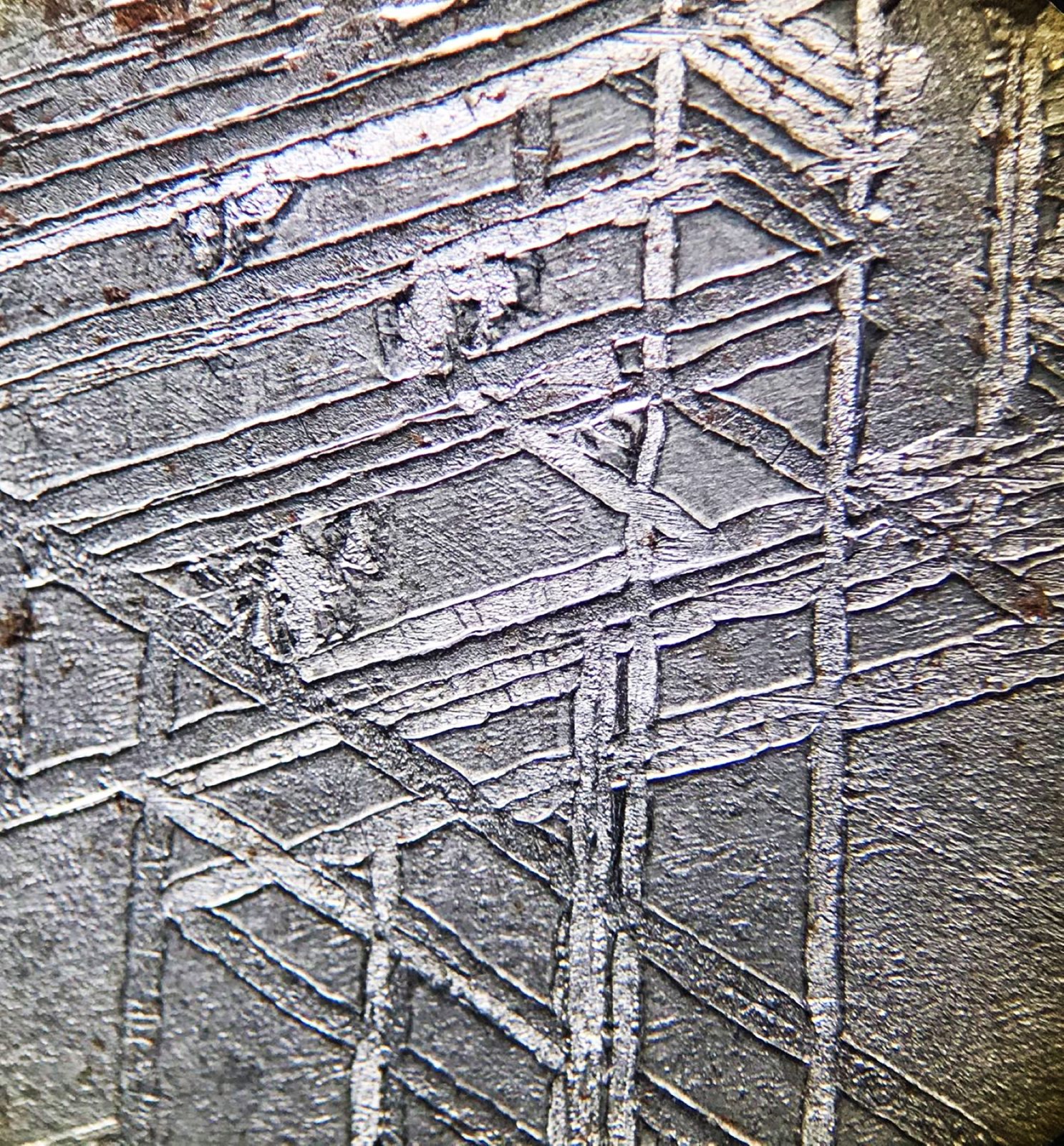 （維德曼交角呈現60–120度相互交叉）
