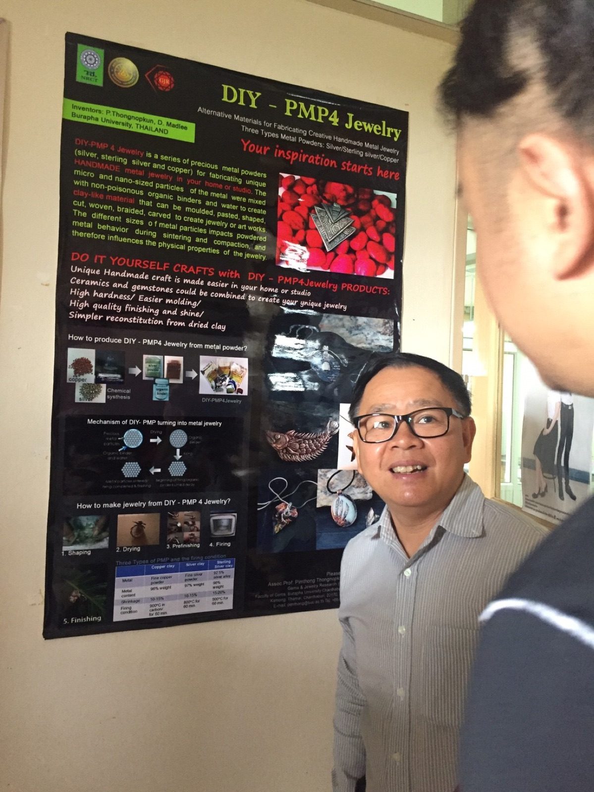 布拉帕大學寶石學院主任Dr. Surin Inayos