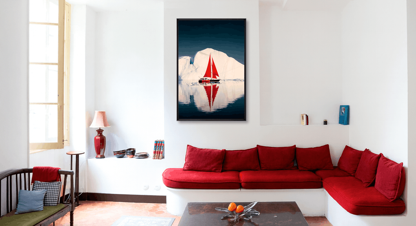 A touch of red - Norris Niman - Photograph