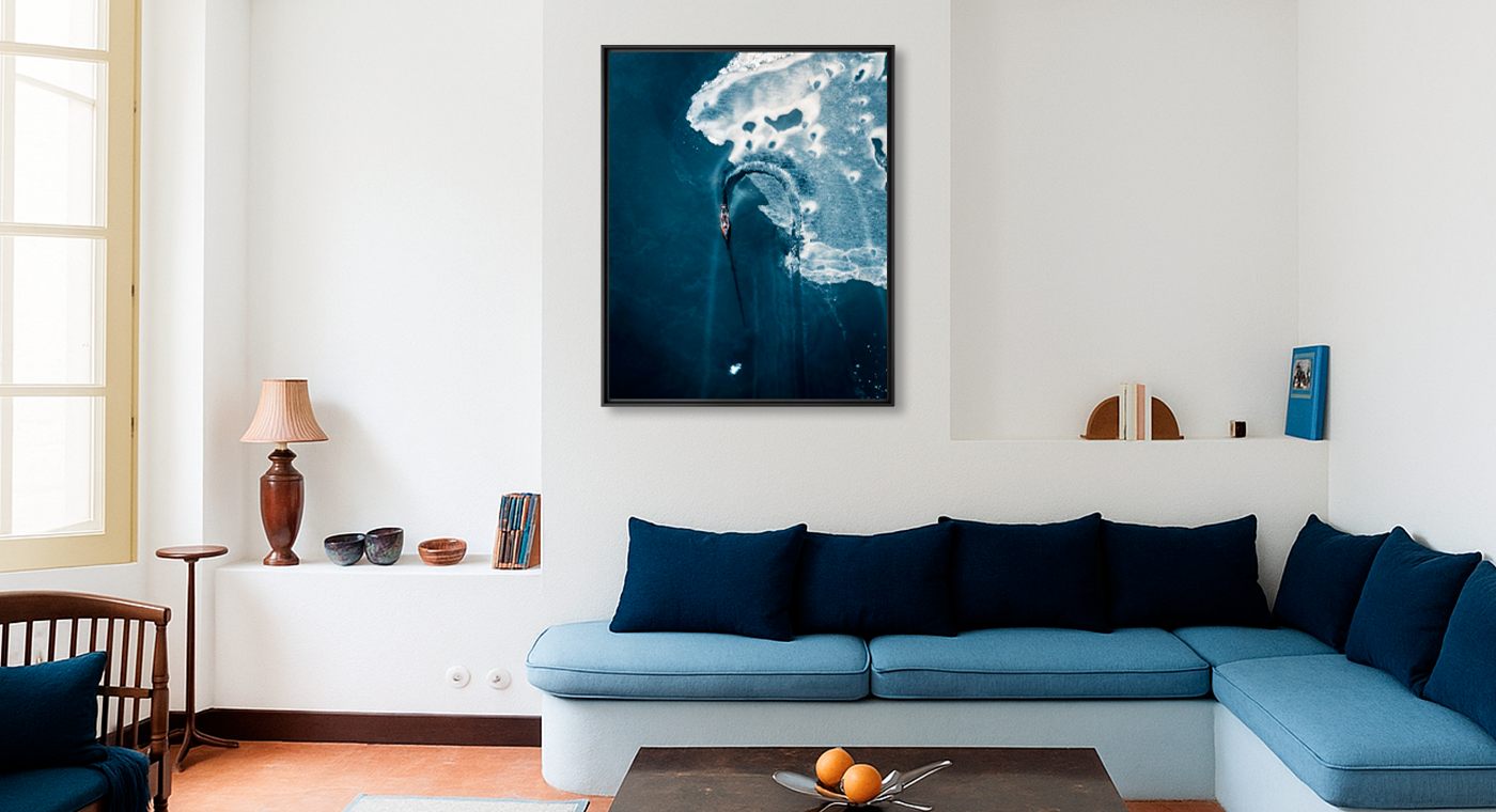 Painting with cold - Norris Niman - Photograph