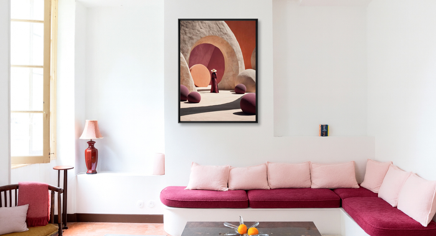 Autumn crimson and sand - Fabien NOVARINO - Photograph