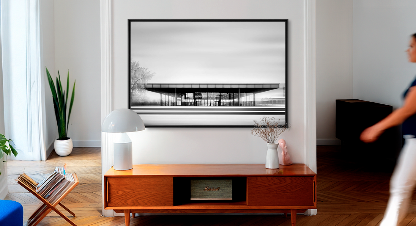 NEUE NATIONALGALERIE - J&ouml;rg Wanderer - Photograph