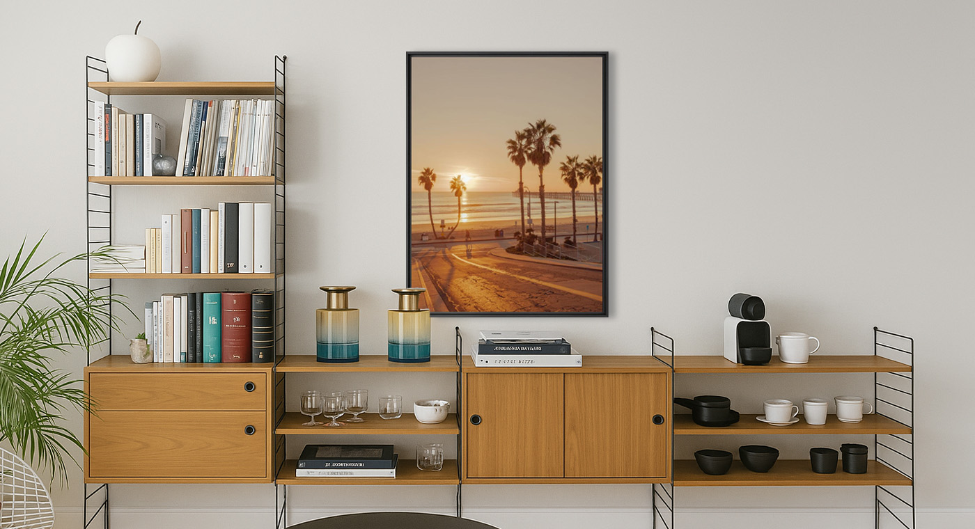 YellowKorner スピヴァク モーニング＆モーニングⅡ フォトアート Oceanside Boardwalk, California, LUDWIG FAVRE · Art photographs