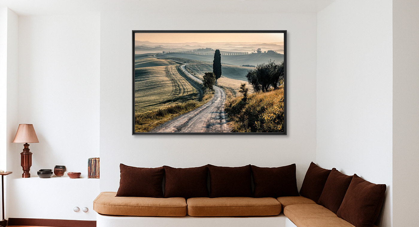 The winding Cypress Road, Nature, BERNHARD HARTMANN · Art