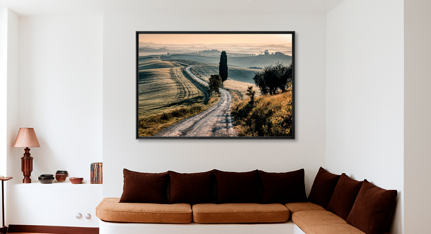 The winding Cypress Road - BERNHARD HARTMANN - Fotografia