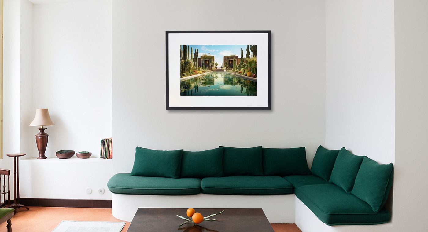 Riad au maroc - Alexandre FAUVE - Kunstfoto