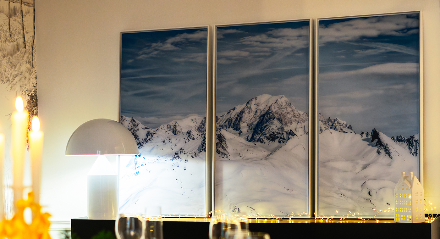 Mont Blanc depuis les Arcs 1 -  LDKPHOTO - Photographie