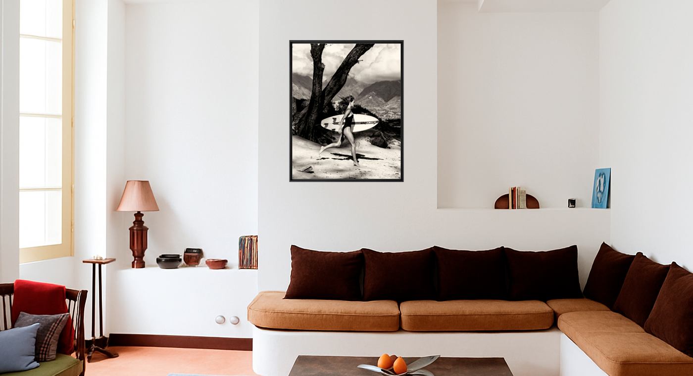 Black bathing suit - C&eacute;cile  B - Photograph